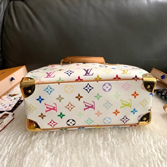 ‼️SOLD‼️Louis Vuitton White MC Trouville - Picture 10 of 16